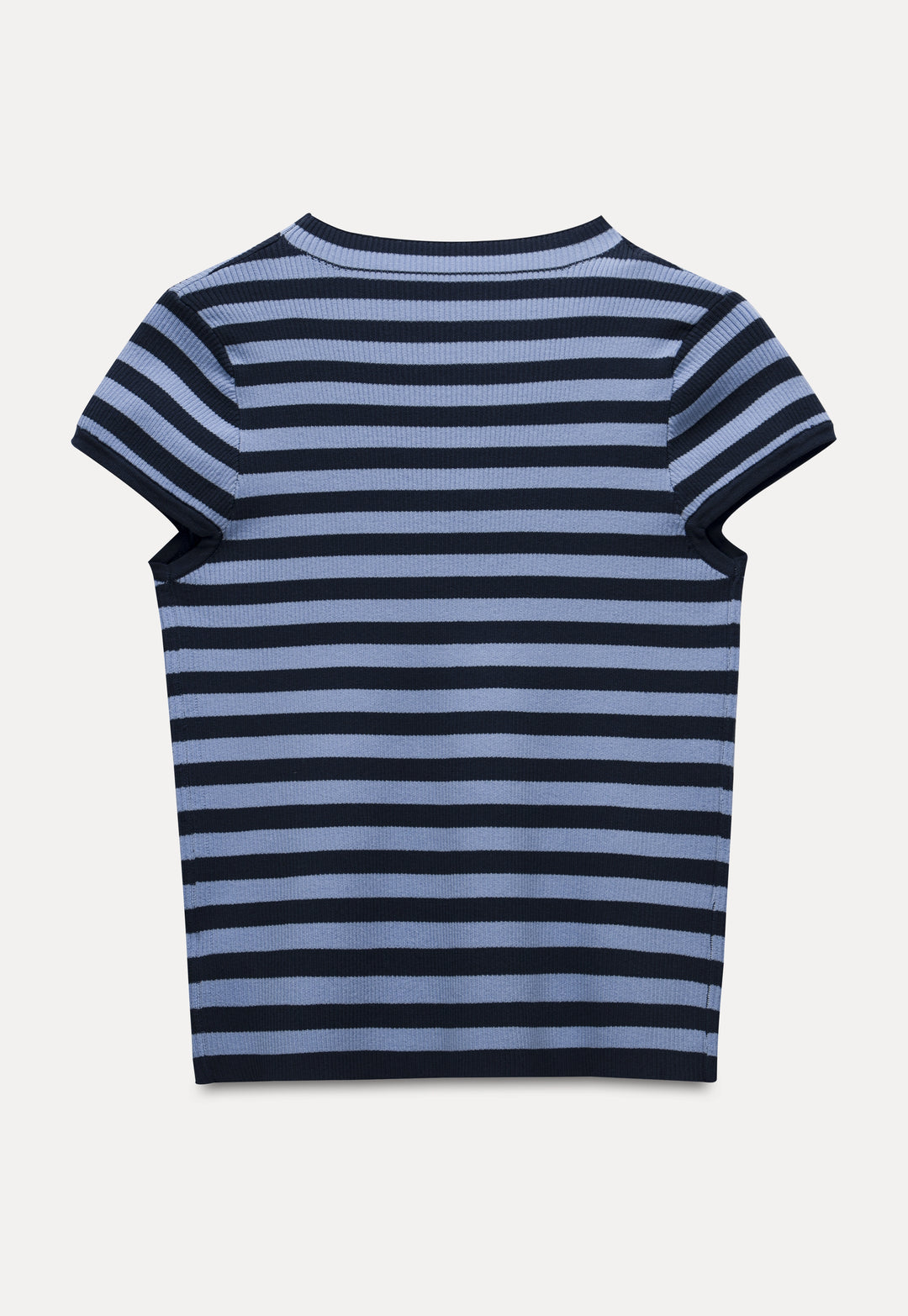 Women’s Striped Ribbed Knit Top