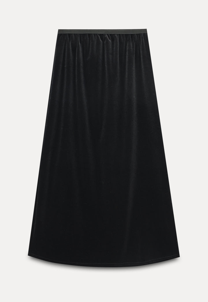 Women's Velvet Maxi Skirt