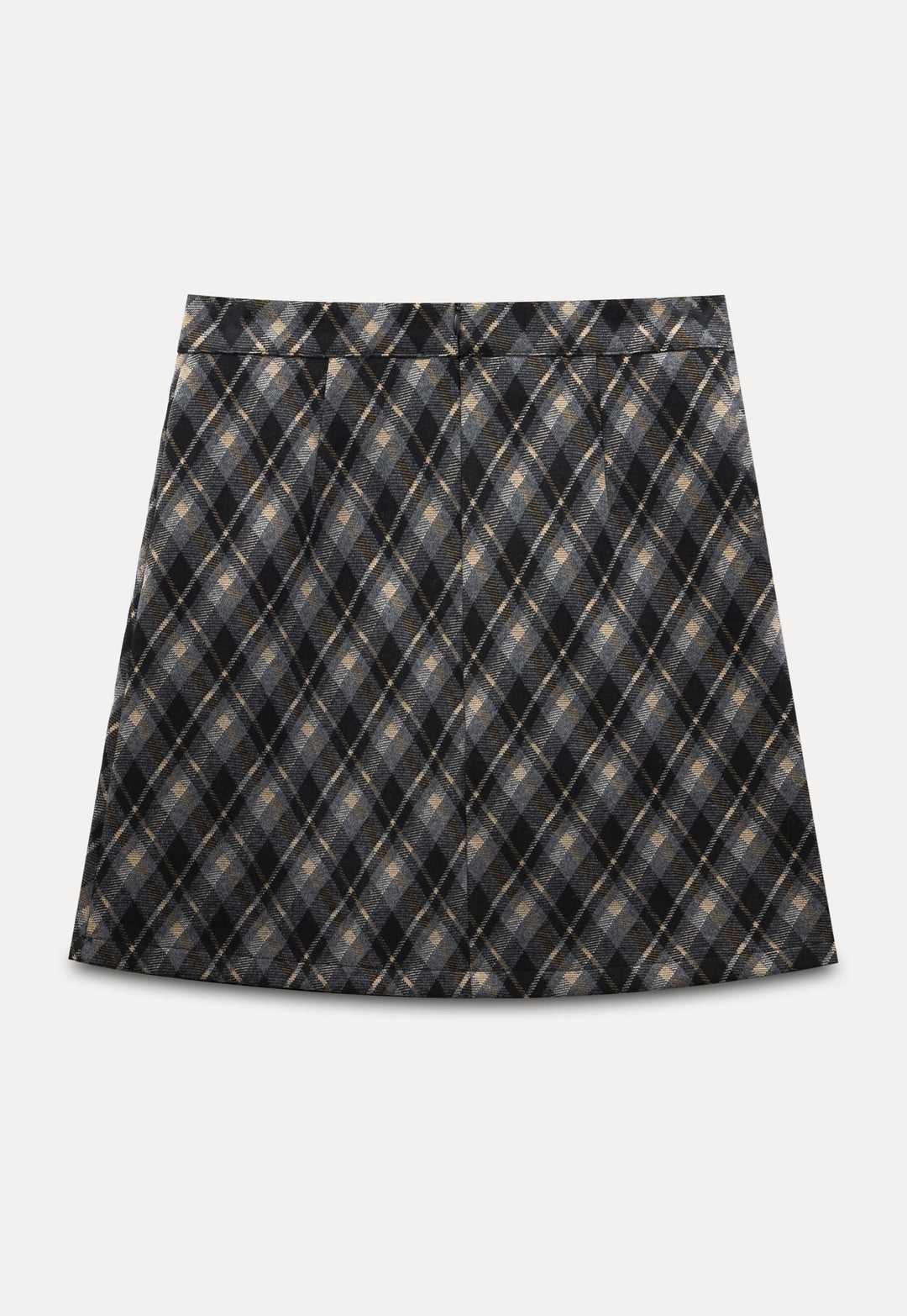 Women's Plaid Wool Skirt