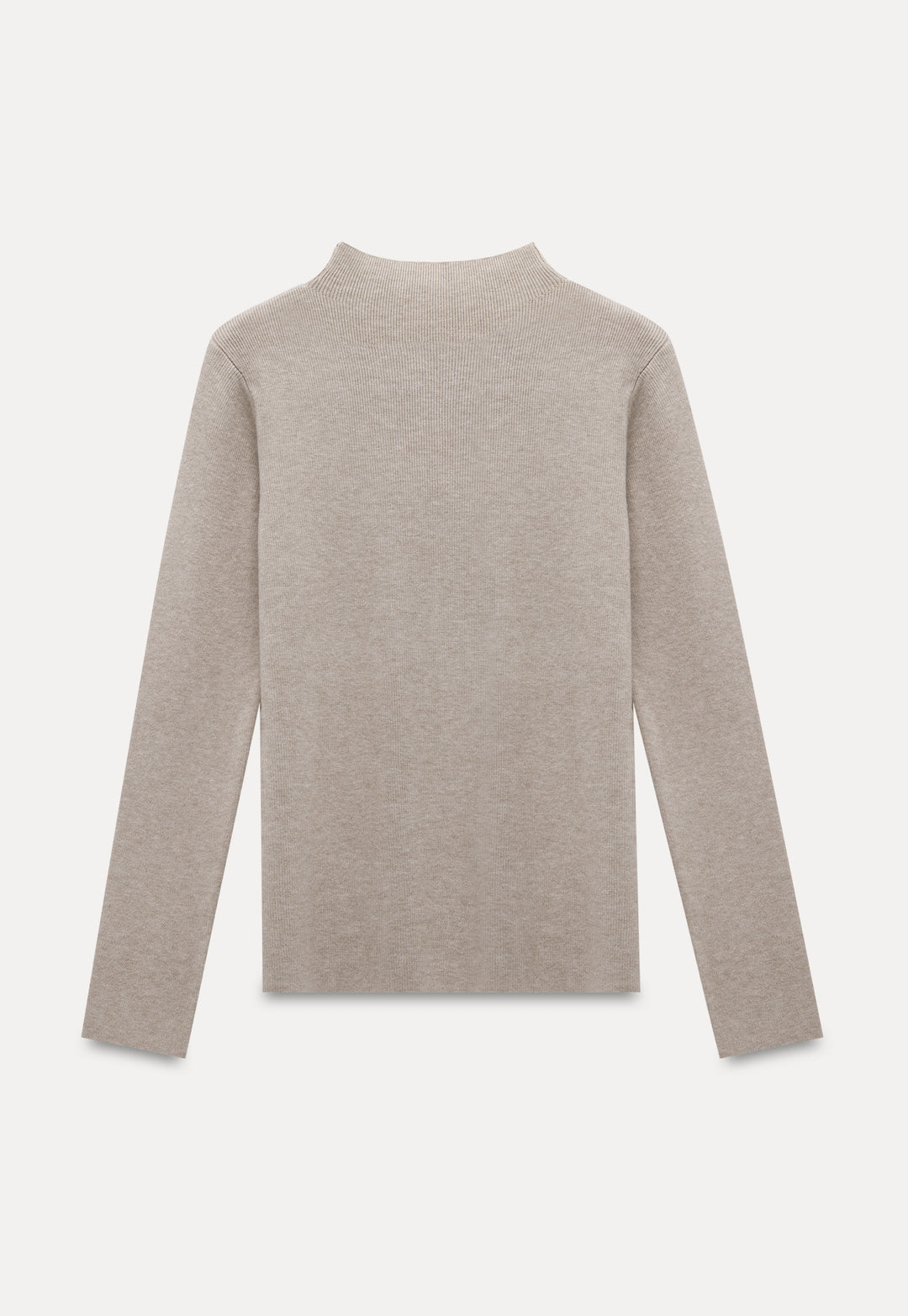 Women's Ribbed Mock Neck Sweater