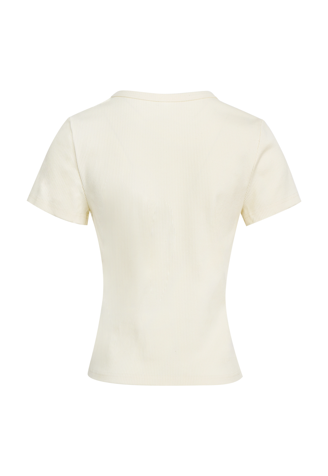 Women's Ribbed Short-Sleeve Top