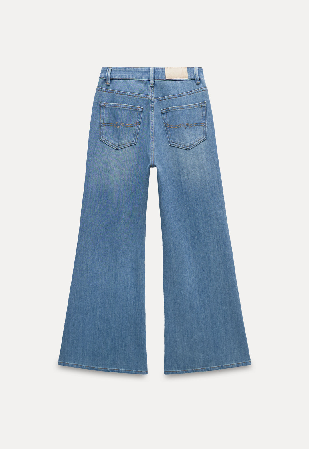 Classic Wide-Leg Denim Jeans