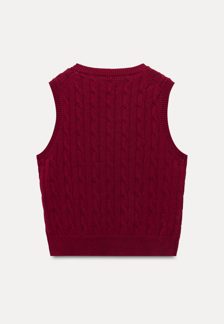 Women's Cable Knit Sweater Vest