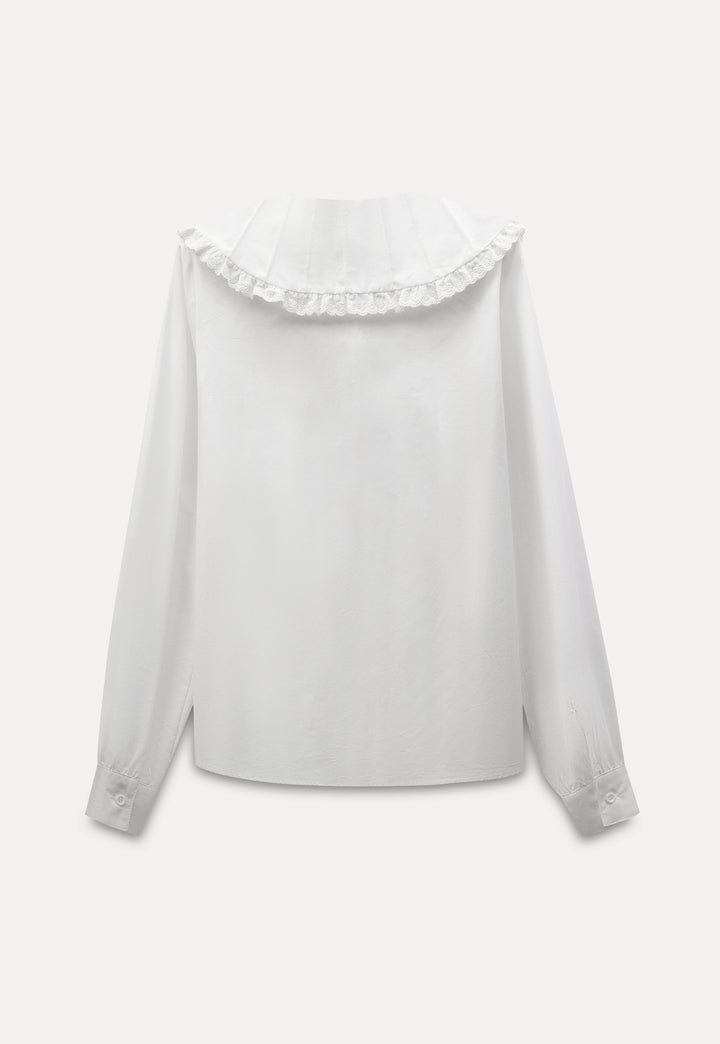 Women's Ruffled Collar Blouse