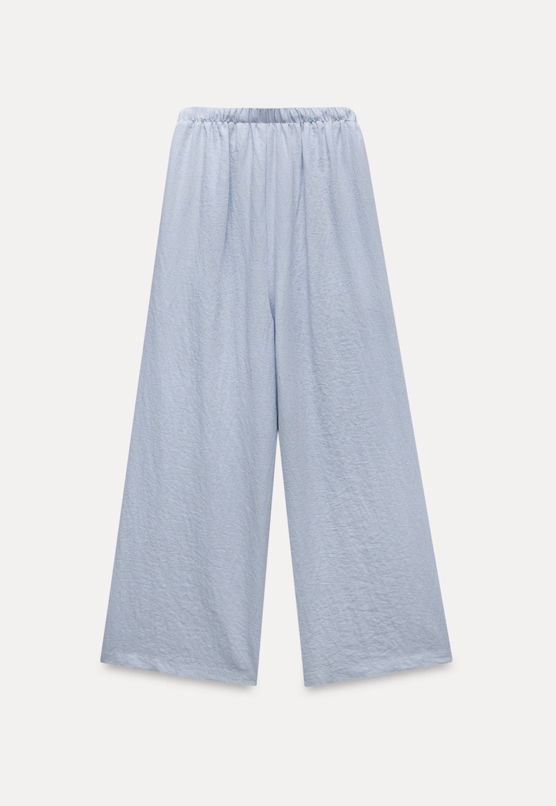 Lightweight Wide-Leg Drawstring Pants