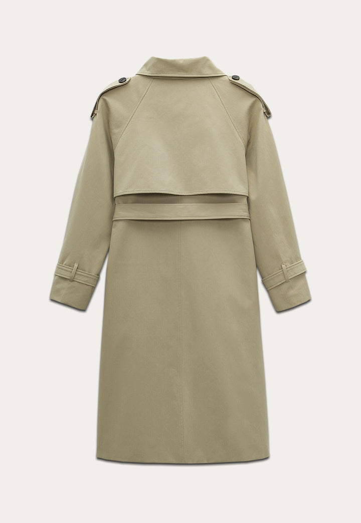 Classic Trench Coat with Belt