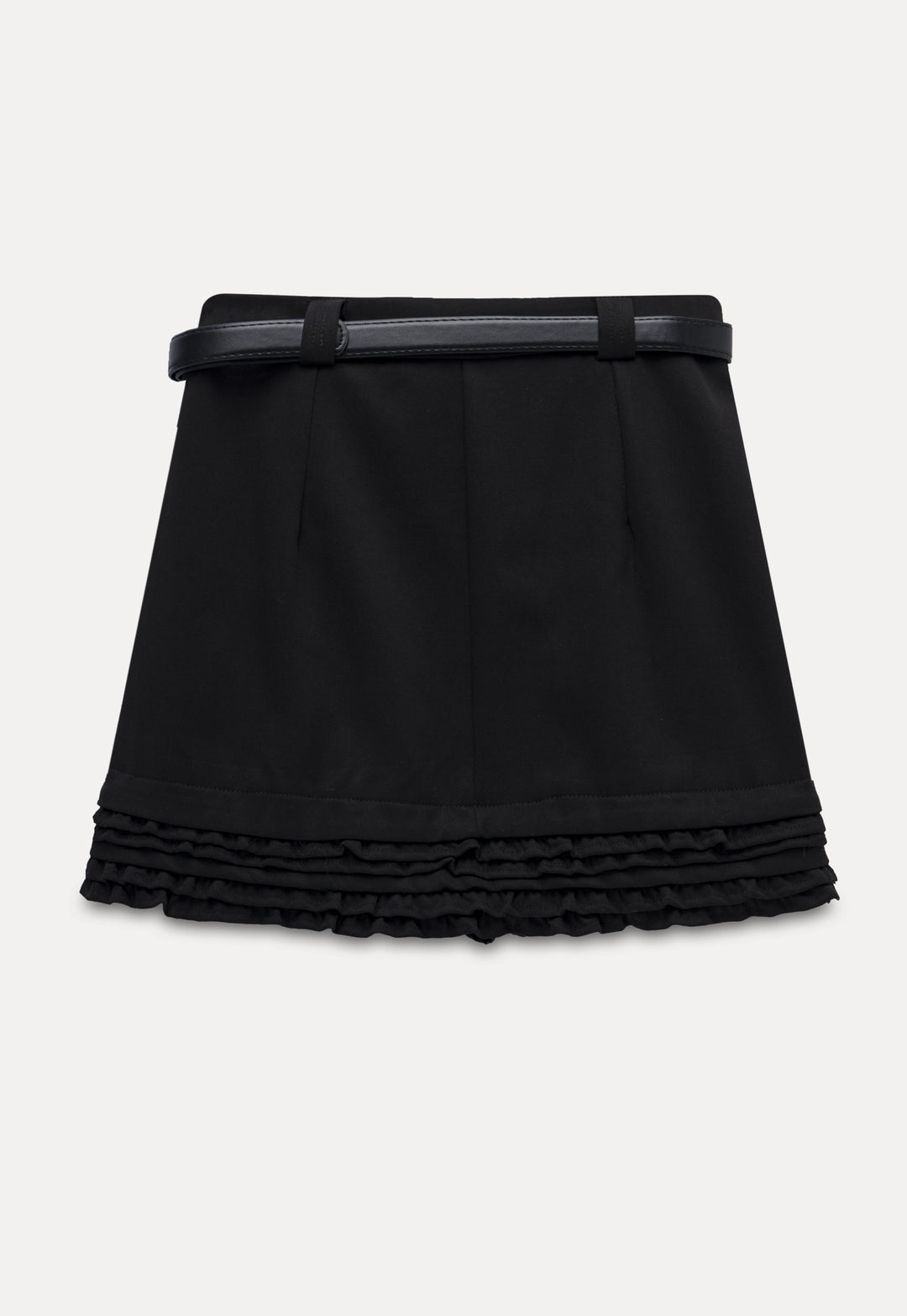 Women’s Ruffled Skirt with Belt