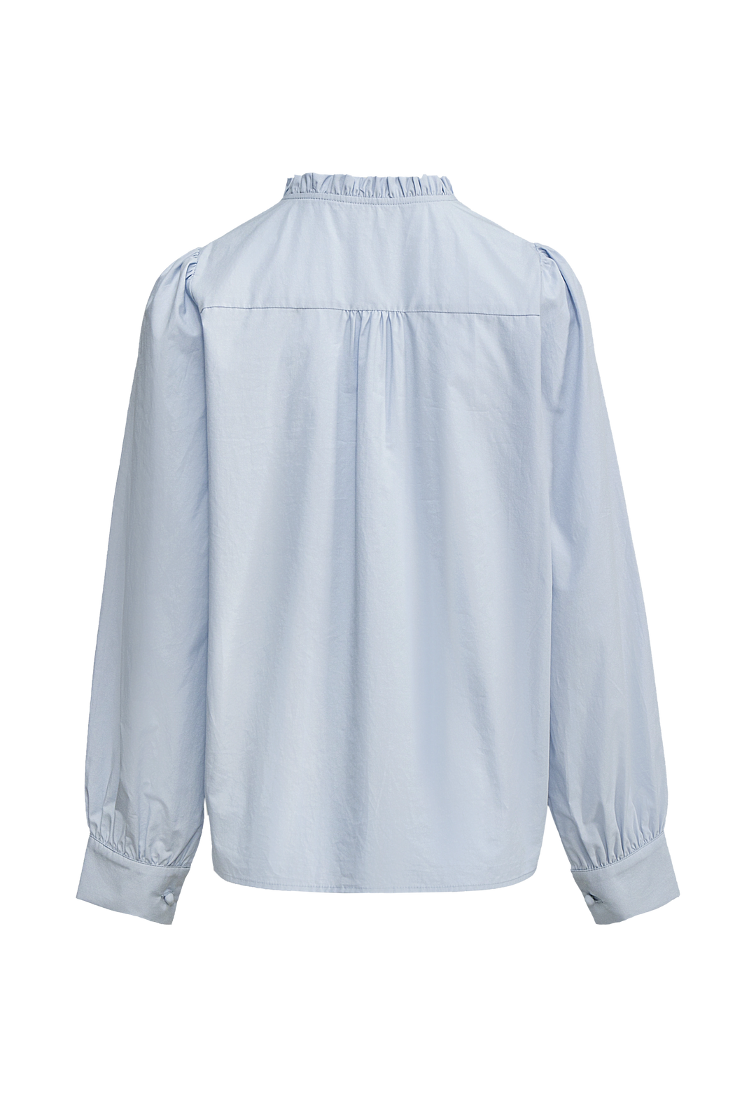 Women's High-Neck Button-Front Blouse