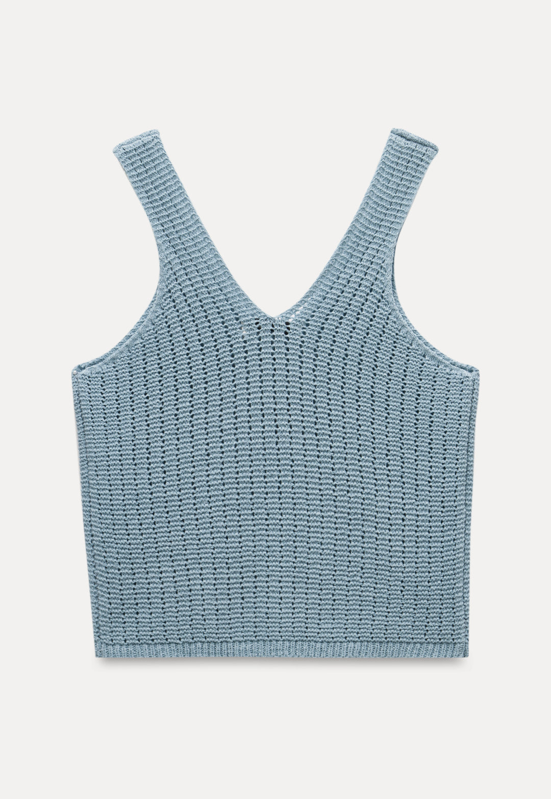 Women's Crochet Knit Tank Top with Floral Detail