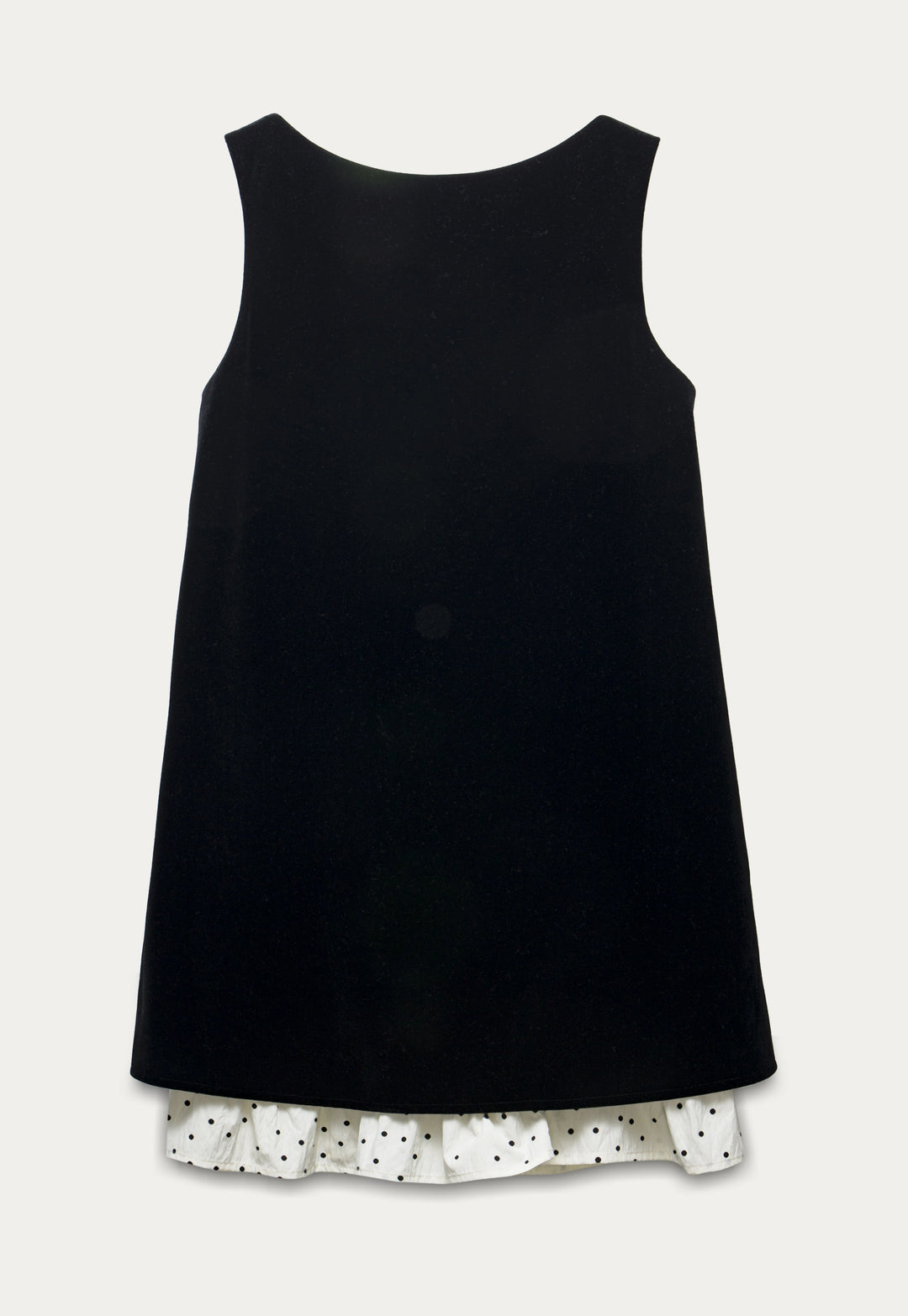 Black Sleeveless A-Line