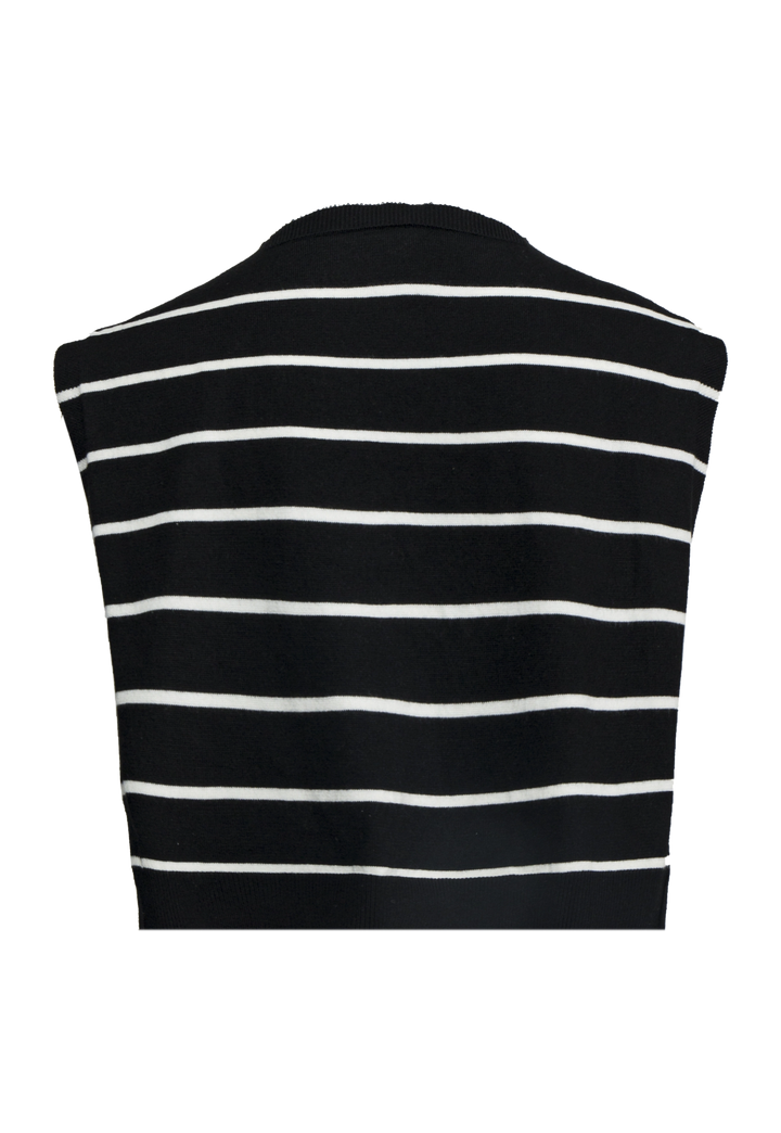 Women's Knit Cover-Up Shawl with Striped Pattern