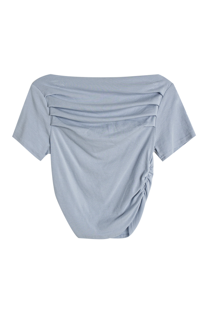 T-shirt à manches courtes à taille cintrée pour femmes