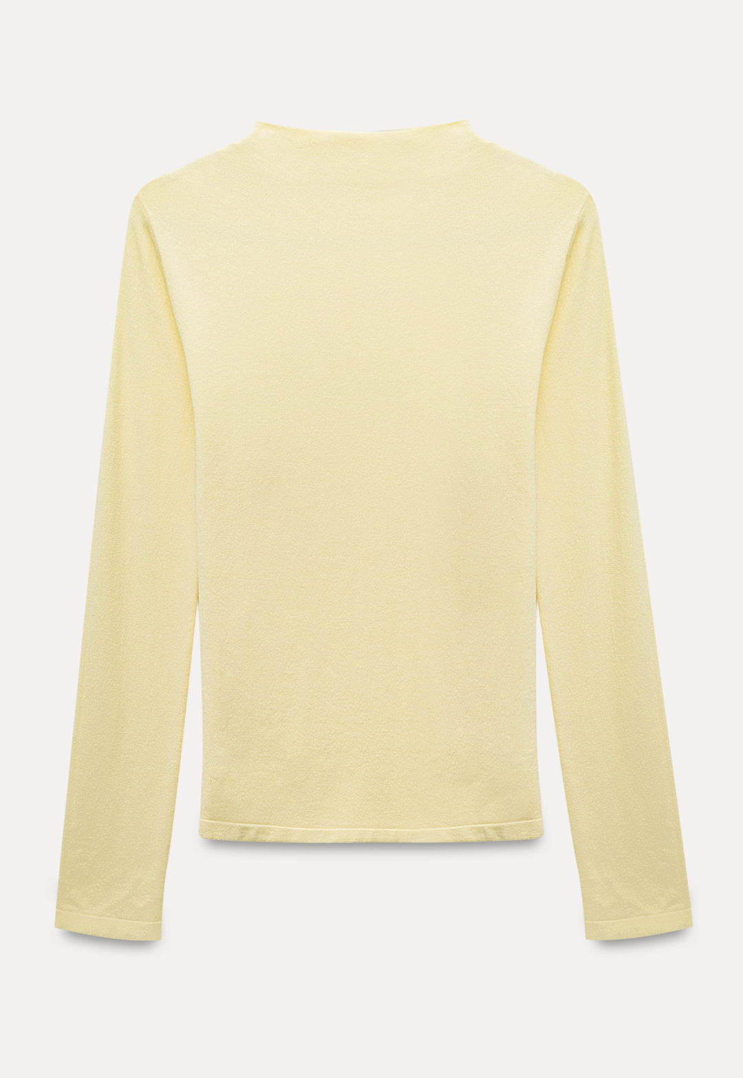 Long-Sleeve Mock Neck Top