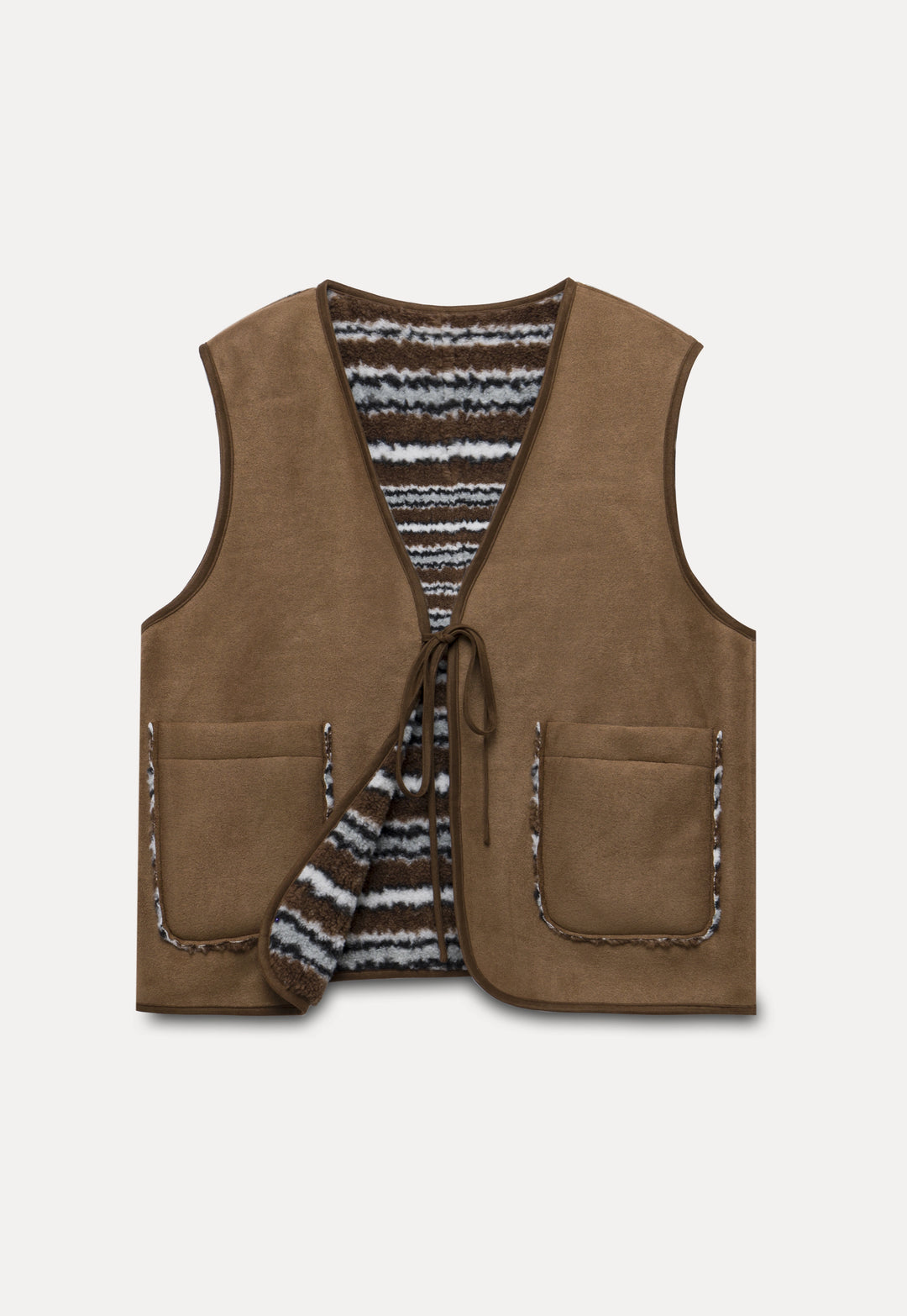 Reversible Sherpa Fleece Vest