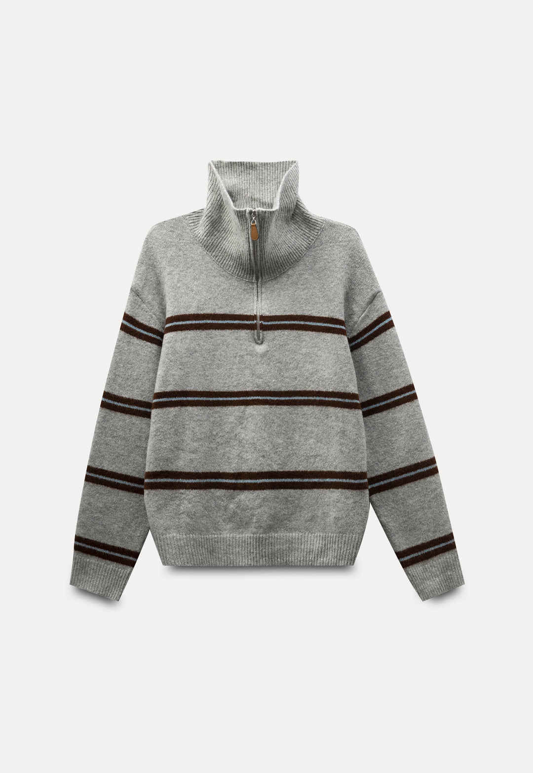 Light Gray and Coffee Stripes(Shipping within 3-10 days)