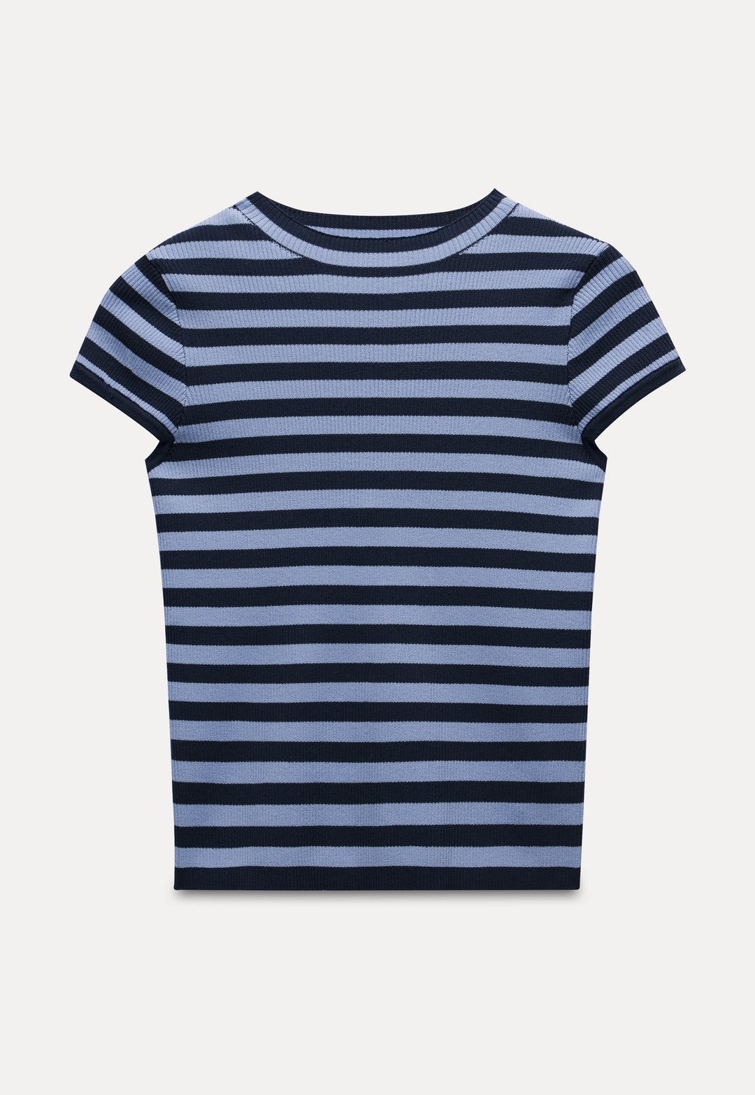 Women’s Striped Ribbed Knit Top