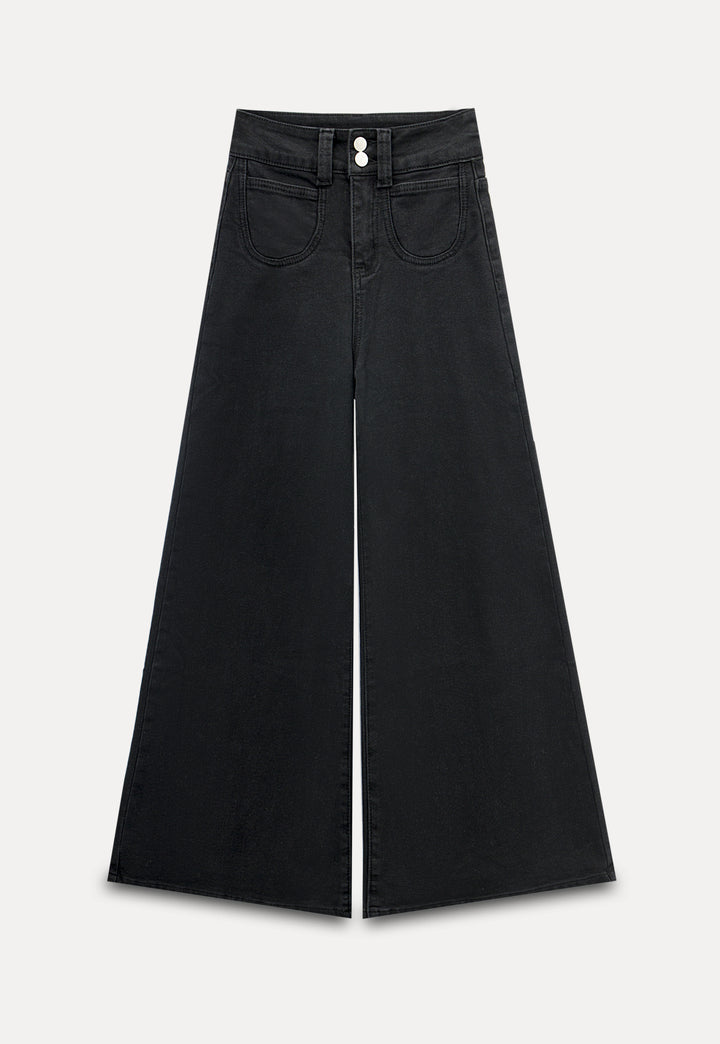 Women's High-Waist Wide-Leg Jeans