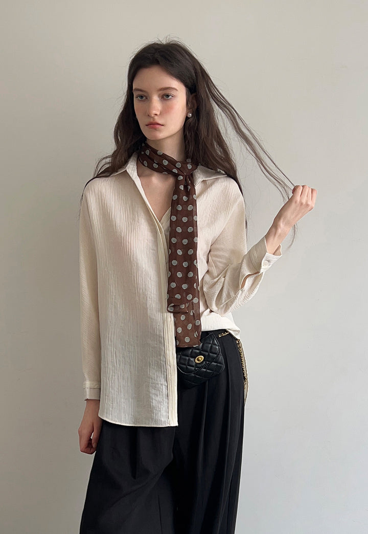 Asymmetric Hem Shirt