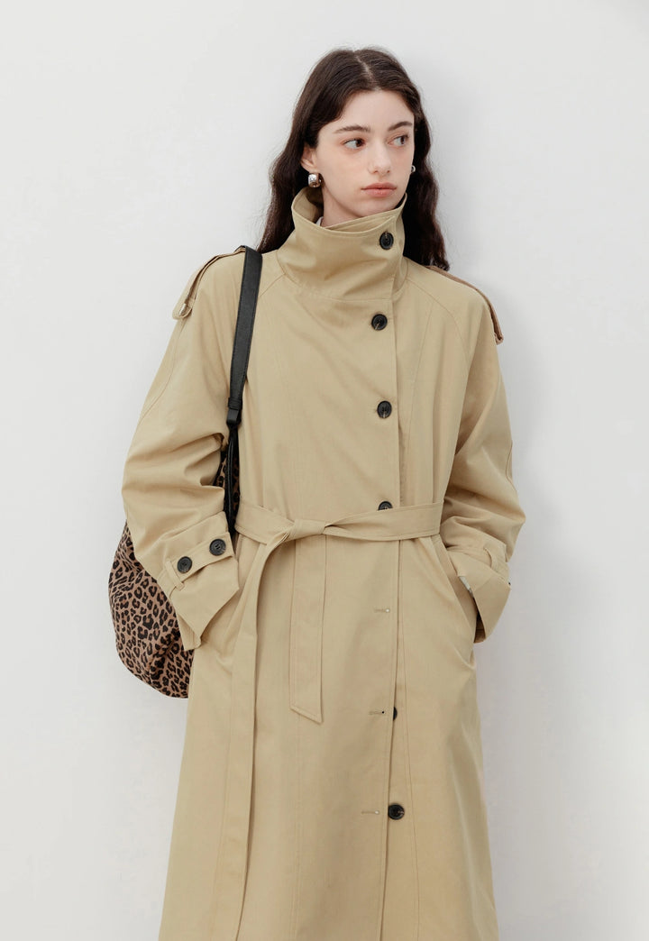 Classic Trench Coat with Belt