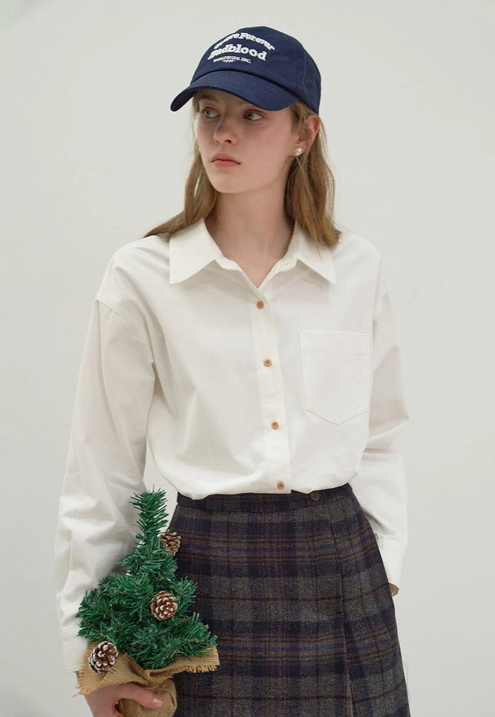 Women's Button-Up Collared Shirt