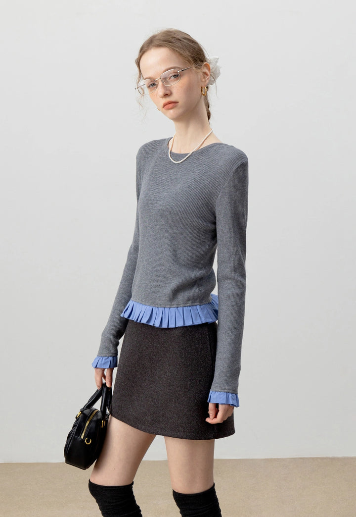 Women's Ribbed Knit Top