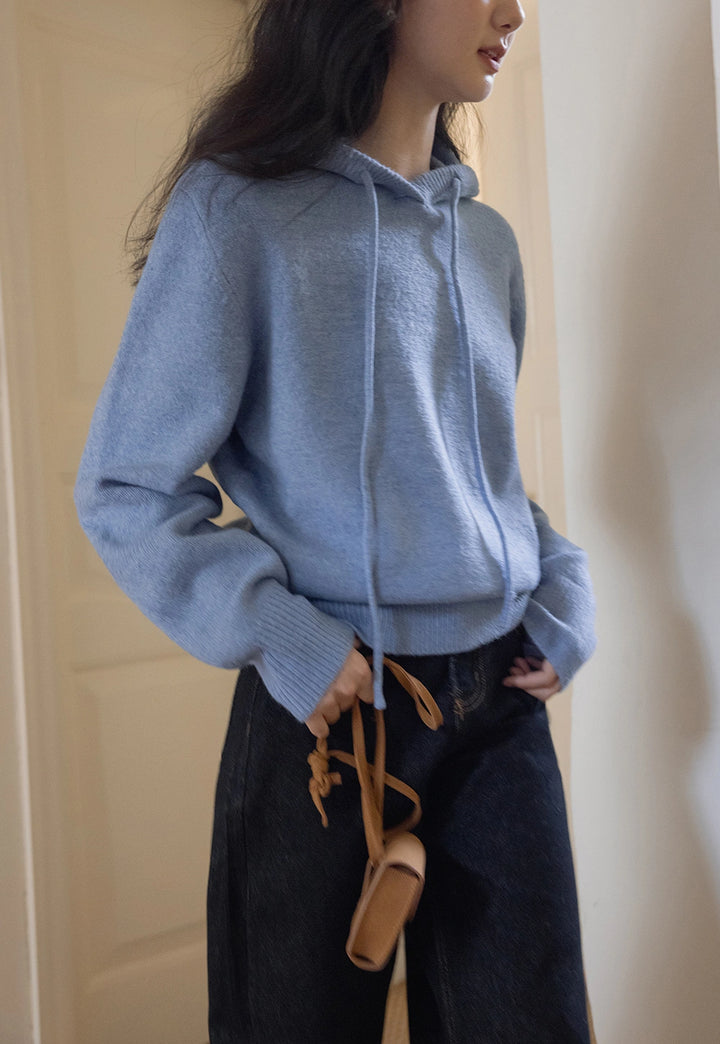 Cozy Knit Hoodie for Effortless Style