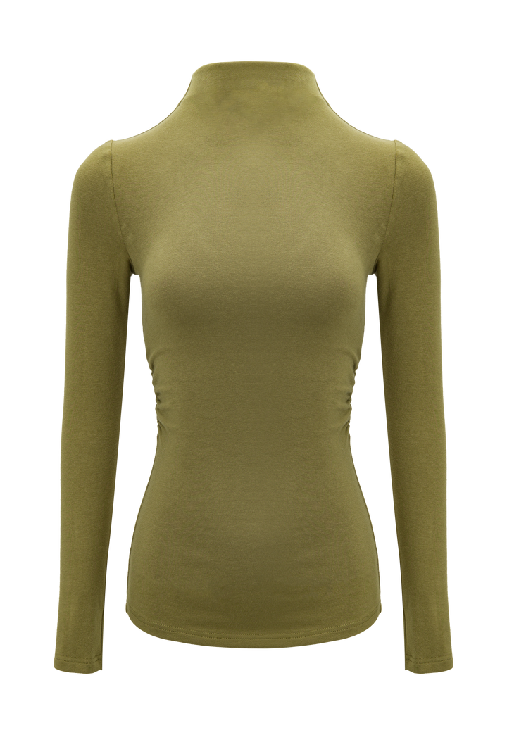 High Neck Long Sleeve Top