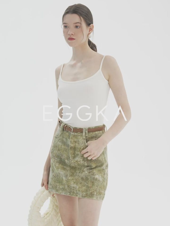 Basic-Tanktop für Damen mit U-Ausschnitt